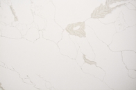 Weißer Farbe-Calacatta-Quarz-Steinplatte 3200 x 1600mm 235kg/m3