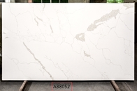 Weißer Farbe-Calacatta-Quarz-Steinplatte 3200 x 1600mm 235kg/m3
