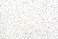 Rutschhemmung künstlicher weißer Crystal Quartz Stone Slab For Bathroomtop