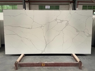 Weißer Calacata-Polierquarz-Steinplatte für Küche Worktops 3200*1600mm