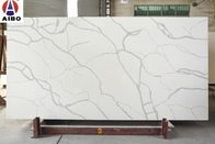 Weiße graue Aderquarz-Arbeitsplattenplatten 18 mm 20 mm 30 mm Calacatta