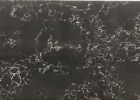 Hitzebeständiger, schwarzer Carrara-Kunstquarzstein, leicht zu reinigen