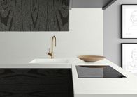 Fester weißer 93% künstlicher Quarz-Stein für Küche Countertop-Badezimmer