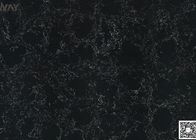Künstlicher schwarzer Quarz-Marmorierungstein-künstliche schwarze Marmorstein 6,5 Mohz-Wand-Fliese