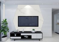 Wasserdichte weiße Quarz-Stein-polierte Oberfläche keine Strahlung für Wohnzimmer