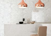 Klassischer künstlicher 12MM Carrara weißer Quarz Countertop des Hauptdekor-