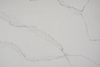 15MM polierte kundenspezifischen weißen Carrara-Quarz-Stein mit Küche Countertop