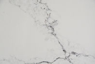 15MM polierte kundenspezifischen weißen Carrara-Quarz-Stein mit Küche Countertop