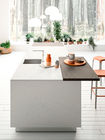 Künstliche weiße Quarz-Platte Quarz-Steinplatten Cararra NSF für Küchen-Spitze