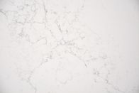 Hoher Glas- weißer Farbe-Calacatta-Quarz-Stein mit NSF Sgs für Küchen-Spitze
