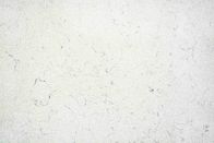 Künstlicher weißer Carrara-Quarz-Steinplatte für Badezimmer-Eitelkeits-Spitze