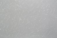 Einfaches Bank-säubern Spitzendekorations-Grey Artificial Cararra Quartz Stone-Blatt