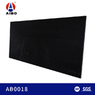 18MM glänzender schwarzer künstlicher Quarz-Stein- Ausgangs-Worktop-Materialien