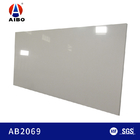 3000*4000*20MM helle Grey Glass Wall Panel Quartz Steinboden-Wand