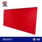 Schein-rote Farbkünstlicher Quarz Steincountertop Commerical-Anwendung 3000*1400mm