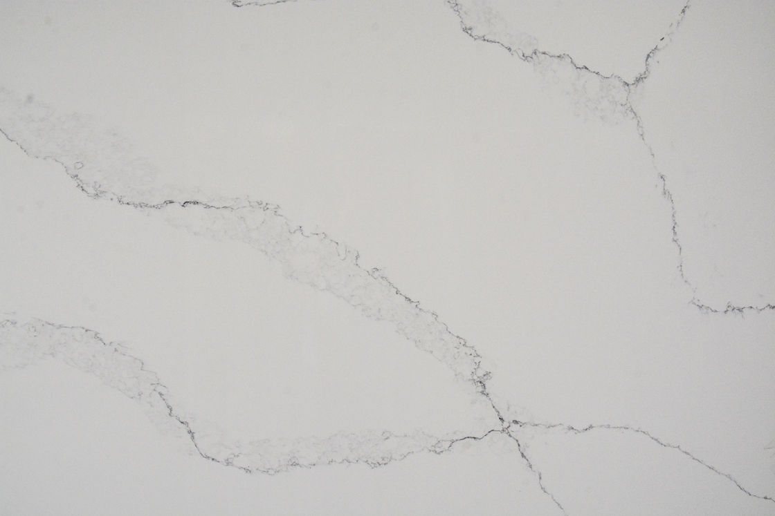 SGS bescheinigte künstlichen Quarz-Stein Calacatta für Küche Countertop