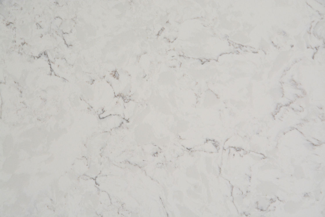 Dekorative Quarz-Innenplatten 3000*1500 Calacatta verkratzen beständiges