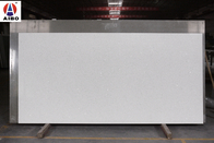 Weißer Spiegel-sortieren künstliche Quarz-Platten 3200*1800mm für Eitelkeits-Insel-Bank-Spitze