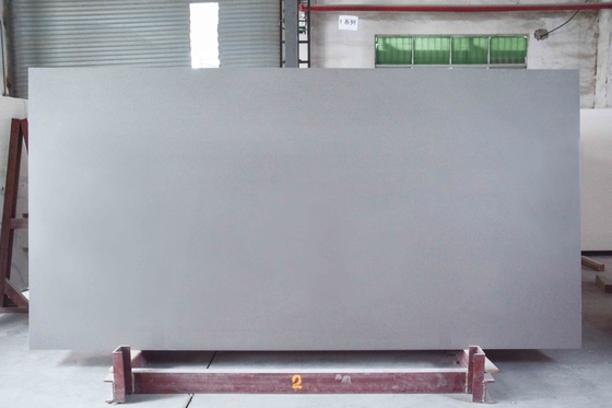 Grey Color Artificial Quartz Stone kommerzielles inländisches 63&quot; X126“