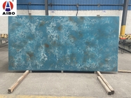 FLIESEN-Bodenbelag Calacatta größeres Bild der Ansicht polierte blauer Marmorweißen Onyx-Marmor