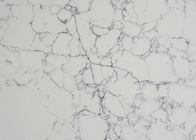 Quarz-Platten-Porzellan-künstlicher Quarz-Stein Neuzugang Calacatta weißes künstliches Crystal Extra White Marble Stone