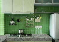 Abgezogenes grünes Quarz-Stein-Oberflächenhaus Carraras 15mm entwarf Countertops