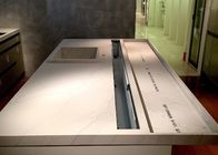 Beflecken von beständigen abgezogenen Quarz Countertops Küche und von Badezimmer-Bodenfliesen