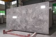 Polierten weiße Quarz Lyra Silestone Countertops 2400mm 3200mm Länge