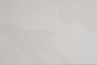 übersteigt weiße Calacatta Quarz-Küche 6.5Mohs festes Oberflächen-3000*1600
