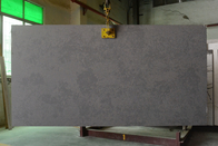 Polierter Quarz-Stein des Grau-3200*1600MM Calacatta für Kamin-Einfassung/Duschkabine