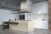Gemischter beige technischer Quarz-Granit-Look für Arbeitsplatten für Wohnungs- und Hotelprojekte