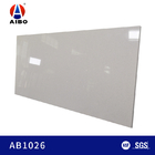 3200*1800*15MM Schneefall-weiße aufbereitete Glaswand-Quarz-Platte