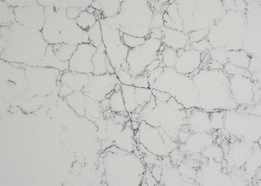 Quarz-Platten-Porzellan-künstlicher Quarz-Stein Neuzugang Calacatta weißes künstliches Crystal Extra White Marble Stone