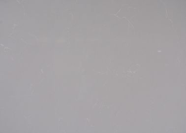 Grey Carrara Quartz-Küche Worktop-Technik-Projekt 3200*1600*20mm