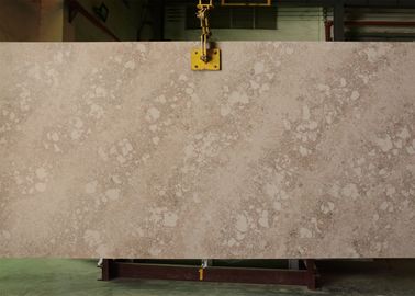 Hohe Hartnäckigkeit widerstehen natürlicher Calacatta-Quarz-Stein-Kratzer für Bartisch-Spitzen-Quarz-Steinplatten