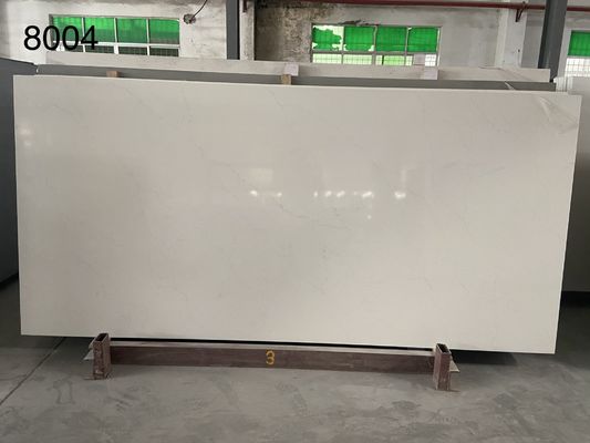 Weiße Ader Calacatta-Quarz-Stein-Schwarz-Marmorplatte Gegenspitzencountertop für Küche Countertop